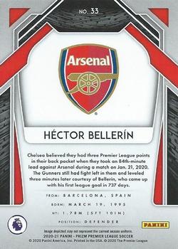 2020-21 Panini Prizm Premier League #33 Hector Bellerin Back