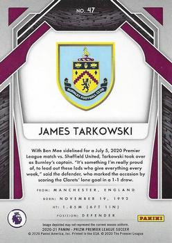 2020-21 Panini Prizm Premier League #47 James Tarkowski Back