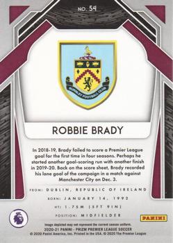2020-21 Panini Prizm Premier League #54 Robbie Brady Back