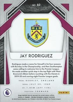 2020-21 Panini Prizm Premier League #60 Jay Rodriguez Back