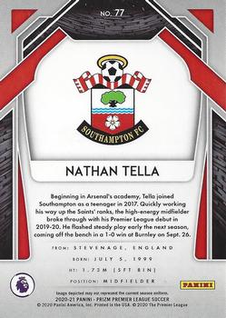 2020-21 Panini Prizm Premier League #77 Nathan Tella Back