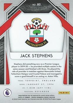 2020-21 Panini Prizm Premier League #80 Jack Stephens Back