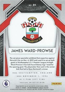 2020-21 Panini Prizm Premier League #84 James Ward-Prowse Back