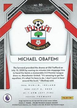 2020-21 Panini Prizm Premier League #90 Michael Obafemi Back