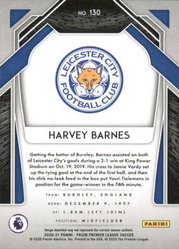 2020-21 Panini Prizm Premier League #130 Harvey Barnes Back