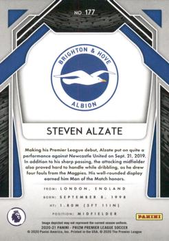 2020-21 Panini Prizm Premier League #177 Steven Alzate Back