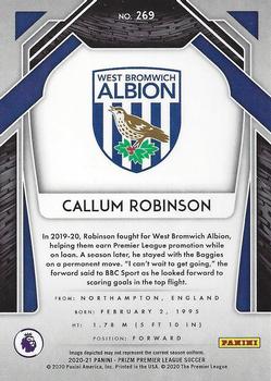 2020-21 Panini Prizm Premier League #269 Callum Robinson Back