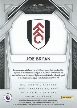 2020-21 Panini Prizm Premier League #288 Joe Bryan Back