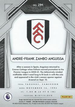 2020-21 Panini Prizm Premier League #294 Andre-Frank Zambo Anguissa Back
