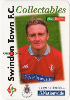 1999-00 Wiltshire Police Swindon Town F.C. Collectables #1 Alan Reeves Front