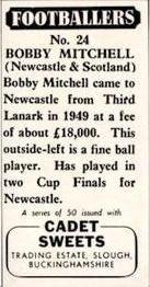 1958 Cadet Sweets Footballers #24 Bobby Mitchell Back