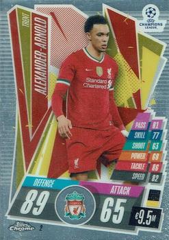 2020-21 Topps Chrome Match Attax UEFA Champions League #2 Trent Alexander-Arnold Front