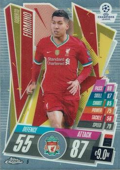 2020-21 Topps Chrome Match Attax UEFA Champions League #5 Roberto Firmino Front