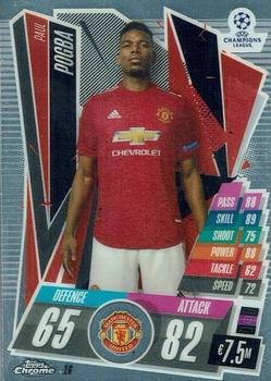 2020-21 Topps Chrome Match Attax UEFA Champions League #16 Paul Pogba Front
