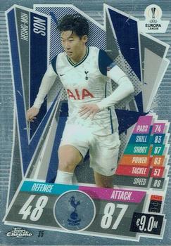 2020-21 Topps Chrome Match Attax UEFA Champions League #35 Heung-Min Son Front