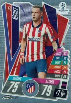 2020-21 Topps Chrome Match Attax UEFA Champions League #61 Saul Niguez Front