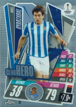 2020-21 Topps Chrome Match Attax UEFA Champions League #76 Mikel Oyarzabal Front
