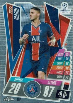 2020-21 Topps Chrome Match Attax UEFA Champions League #106 Mauro Icardi Front