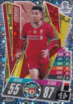 2020-21 Topps Chrome Match Attax UEFA Champions League - X-Fractor #5 Roberto Firmino Front