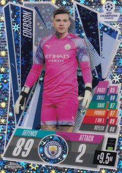 2020-21 Topps Chrome Match Attax UEFA Champions League - X-Fractor #8 Ederson Front