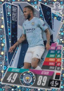 2020-21 Topps Chrome Match Attax UEFA Champions League - X-Fractor #13 Raheem Sterling Front