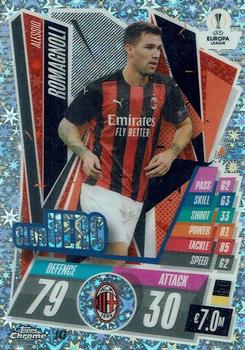 2020-21 Topps Chrome Match Attax UEFA Champions League - X-Fractor #143 Alessio Romagnoli Front