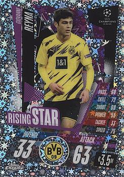 2020-21 Topps Chrome Match Attax UEFA Champions League - X-Fractor #159 Giovanni Reyna Front