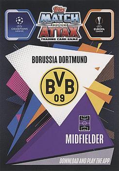 2020-21 Topps Chrome Match Attax UEFA Champions League - X-Fractor #186 Axel Witsel Back