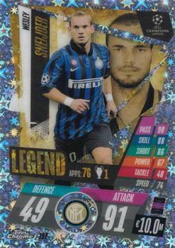 2020-21 Topps Chrome Match Attax UEFA Champions League - X-Fractor #192 Wesley Sneijder Front