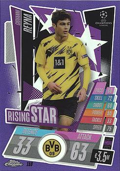 2020-21 Topps Chrome Match Attax UEFA Champions League - Purple #159 Giovanni Reyna Front