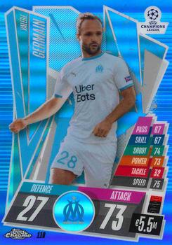 2020-21 Topps Chrome Match Attax UEFA Champions League - Blue #110 Valere Germain Front