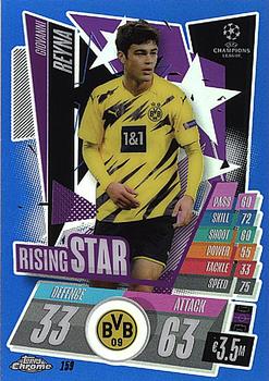 2020-21 Topps Chrome Match Attax UEFA Champions League - Blue #159 Giovanni Reyna Front