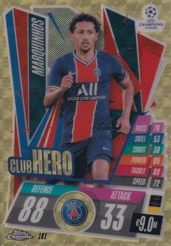2020-21 Topps Chrome Match Attax UEFA Champions League - Superfractor #101 Marquinhos Front
