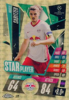 2020-21 Topps Chrome Match Attax UEFA Champions League - Superfractor #172 Marcel Sabitzer Front