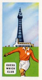 1959-60 Sweetule Products Football Club Nicknames #3 Blackpool Front
