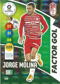 2020-21 Panini Adrenalyn XL La Liga Santander #430 Jorge Molina Front