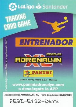 2020-21 Panini Adrenalyn XL La Liga Santander #491 Unai Emery Back