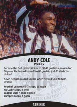 2002-03 Newcastle Evening Chronicle - Toon Heroes #1 Andy Cole Front