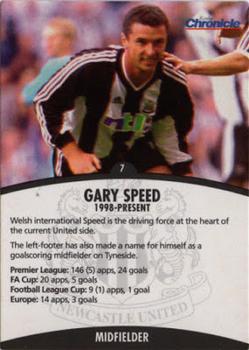 2002-03 Newcastle Evening Chronicle - Toon Heroes #7 Gary Speed Front