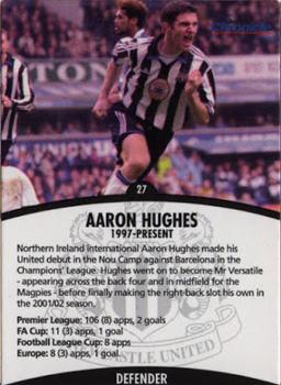 2002-03 Newcastle Evening Chronicle - Toon Heroes #27 Aaron Hughes Front