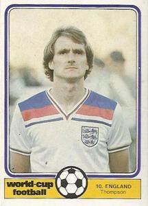 1982 Monty Gum World Cup Football #10 Phil Thompson Front