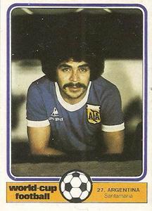 1982 Monty Gum World Cup Football #27 Santiago Santamaria Front