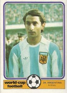 1982 Monty Gum World Cup Football #28 Osvaldo Ardiles Front