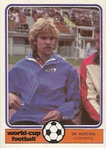 1982 Monty Gum World Cup Football #38 Klaus Lindenberger Front