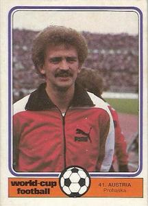 1982 Monty Gum World Cup Football #41 Herbert Prohaska Front
