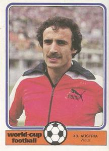 1982 Monty Gum World Cup Football #43 Kurt Welzl Front