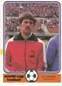 1982 Monty Gum World Cup Football #44 Felix Gasselich Front