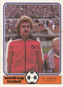 1982 Monty Gum World Cup Football #45 Walter Schachner Front
