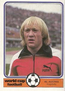 1982 Monty Gum World Cup Football #46 Christian Keglevits Front