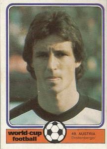 1982 Monty Gum World Cup Football #49 Gerhard Breitenberger Front